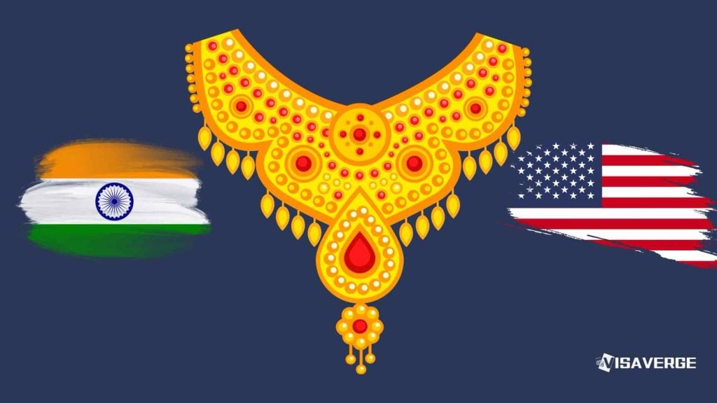 Carrying Jewelry From India to USA: Declaration, Taxes, Rules and Regulations - VisaVerge Carrying Jewelry From India to USA: Declaration, Taxes, Rules and Regulations