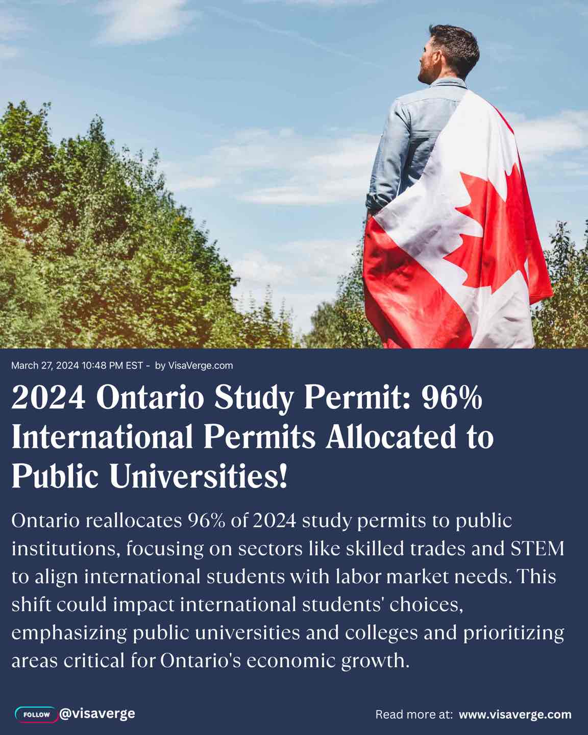 2024 Ontario Study Permit: 96% International Permits Allocated to Public Universities!