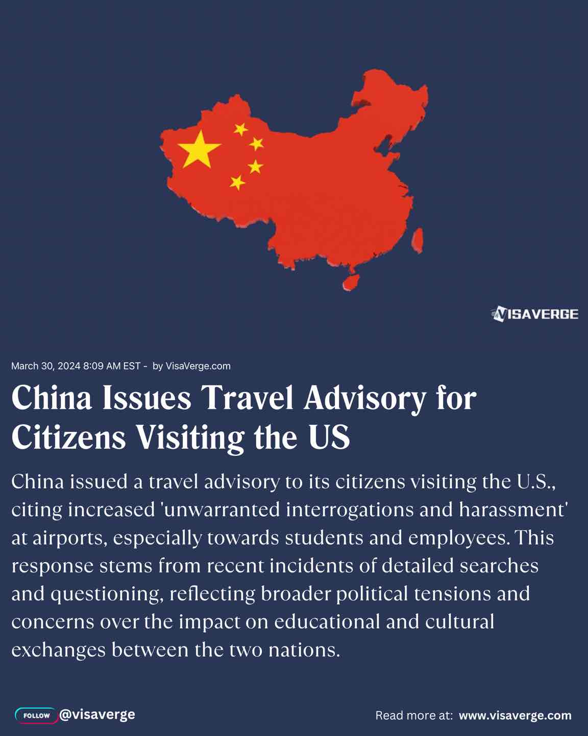 China Issues Travel Advisory for Citizens Visiting the US China Issues Travel Advisory for Citizens Visiting the US