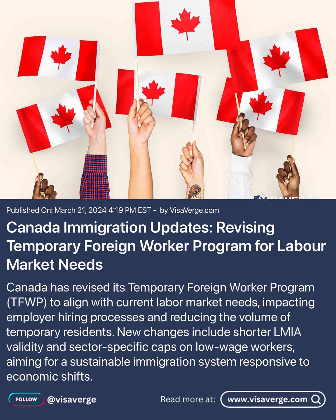 Canada Immigration Updates: Revising Temporary Foreign Worker Program for Labour Market Needs Canada Immigration Updates: Revising Temporary Foreign Worker Program for Labour Market Needs