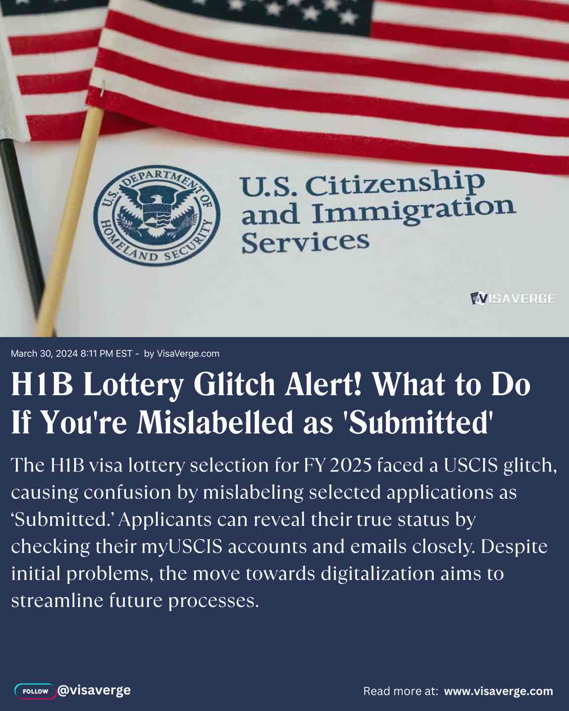 H1B Lottery Glitch Alert! What to Do If You're Mislabelled as 'Submitted'