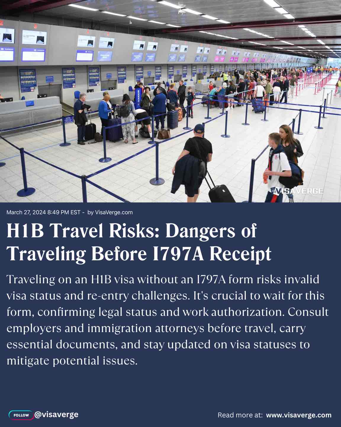 H1B Travel Risks: Dangers of Traveling Before I797A Receipt H1B Travel Risks: Dangers of Traveling Before I797A Receipt