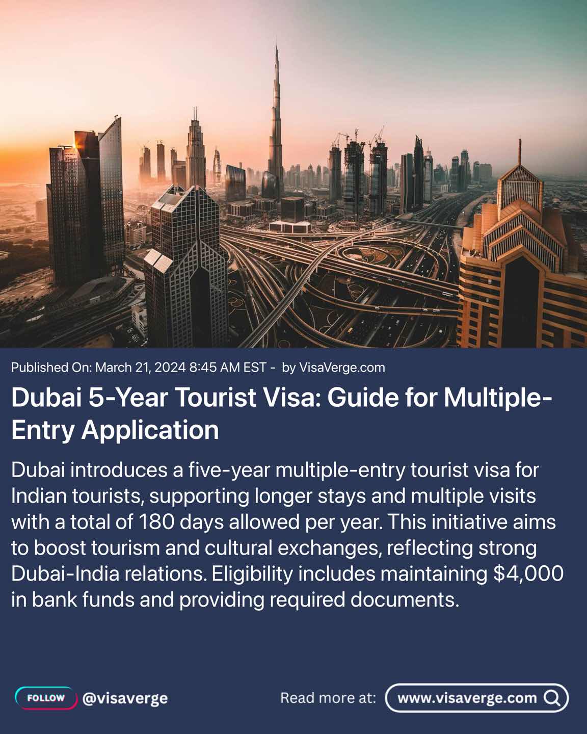 Dubai 5-Year Tourist Visa: Guide for Multiple-Entry Application Dubai 5-Year Tourist Visa: Guide for Multiple-Entry Application