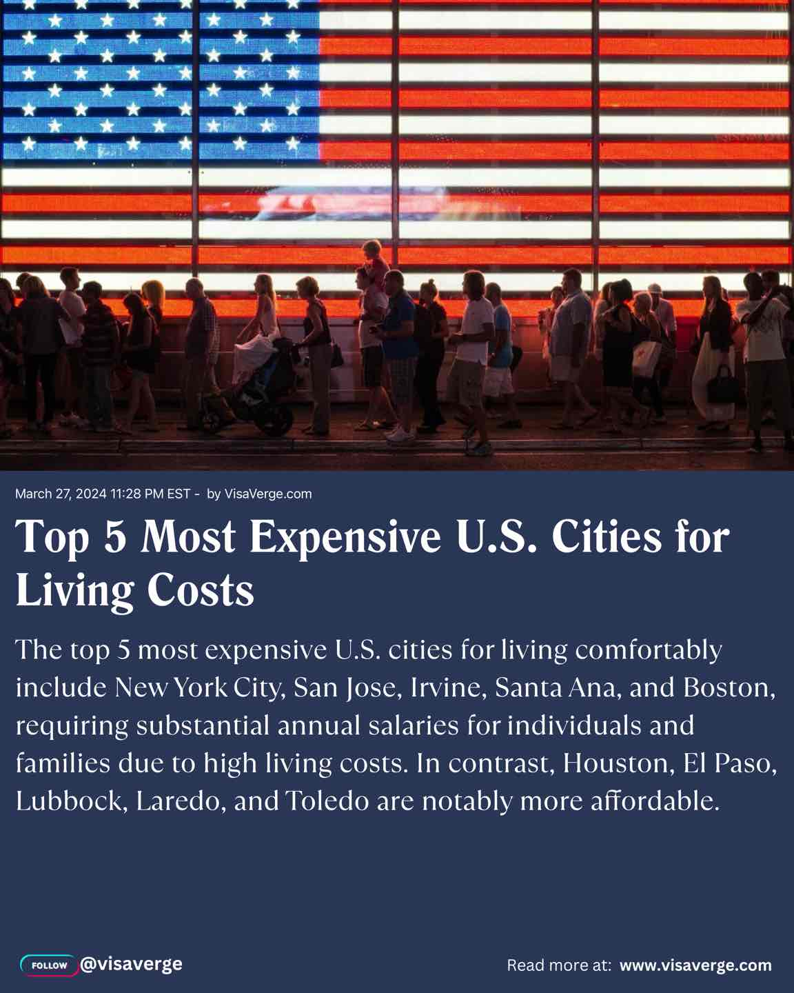 Top 5 Most Expensive U.S. Cities for Living Costs Top 5 Most Expensive U.S. Cities for Living Costs