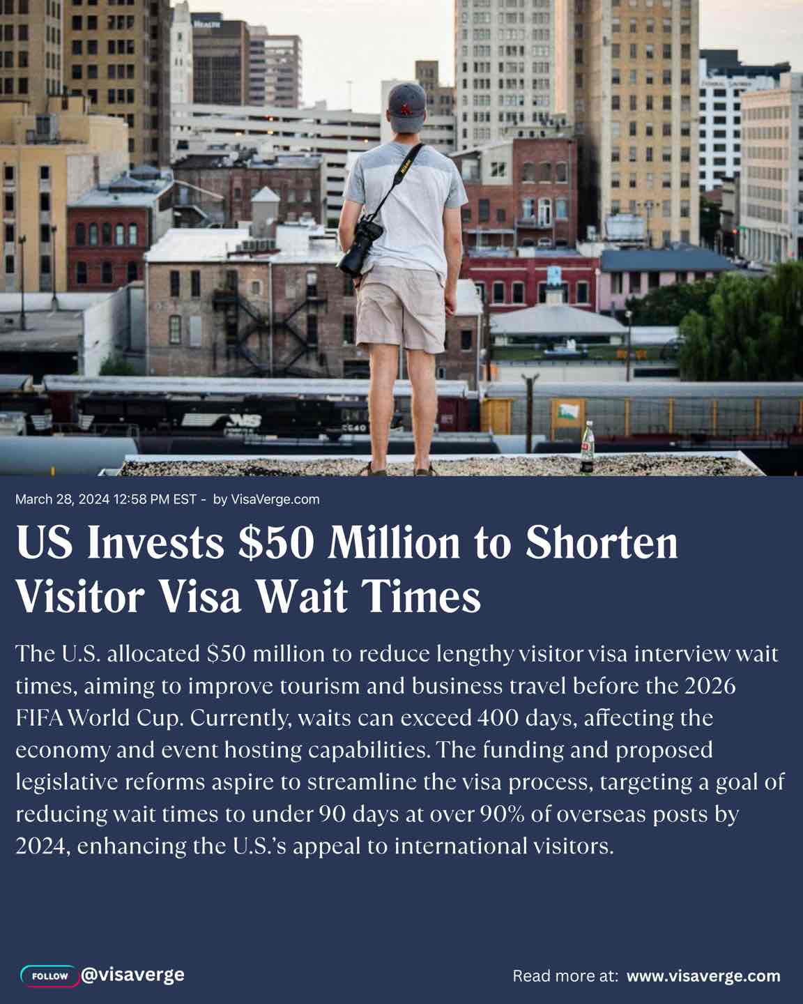 US Invests $50 Million to Shorten Visitor Visa Wait Times US Invests $50 Million to Shorten Visitor Visa Wait Times