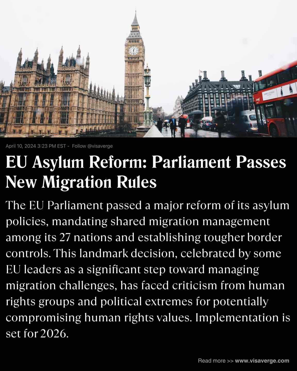 EU Asylum Reform: Parliament Passes New Migration Rules EU Asylum Reform: Parliament Passes New Migration Rules