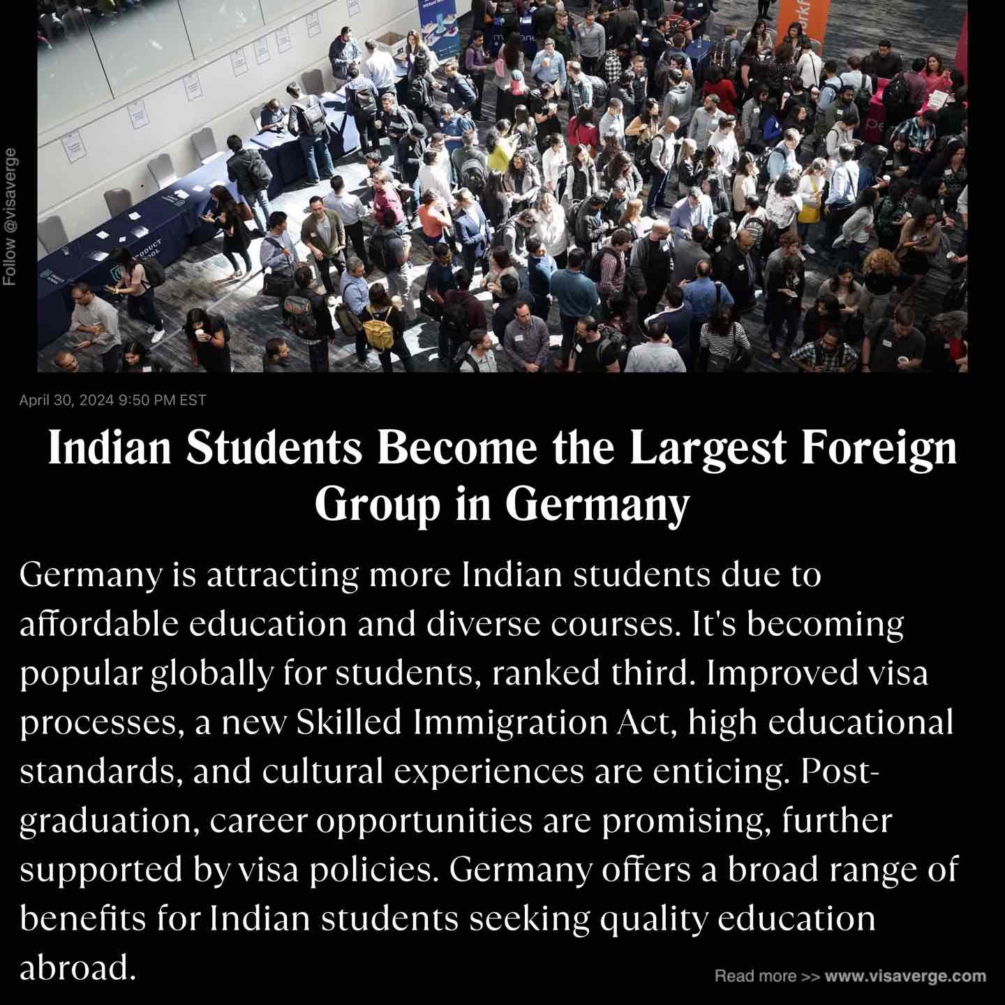 Indian Students Become the Largest Foreign Group in Germany Indian Students Become the Largest Foreign Group in Germany