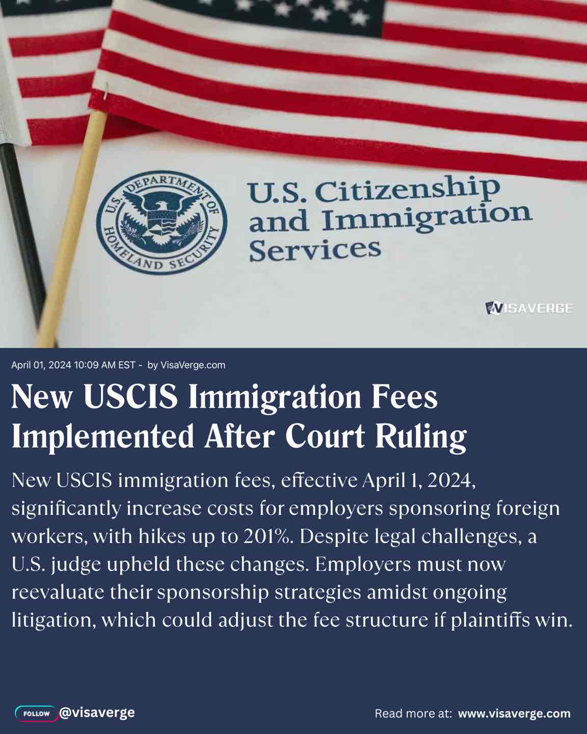 New USCIS Immigration Fees Implemented After Court Ruling New USCIS Immigration Fees Implemented After Court Ruling