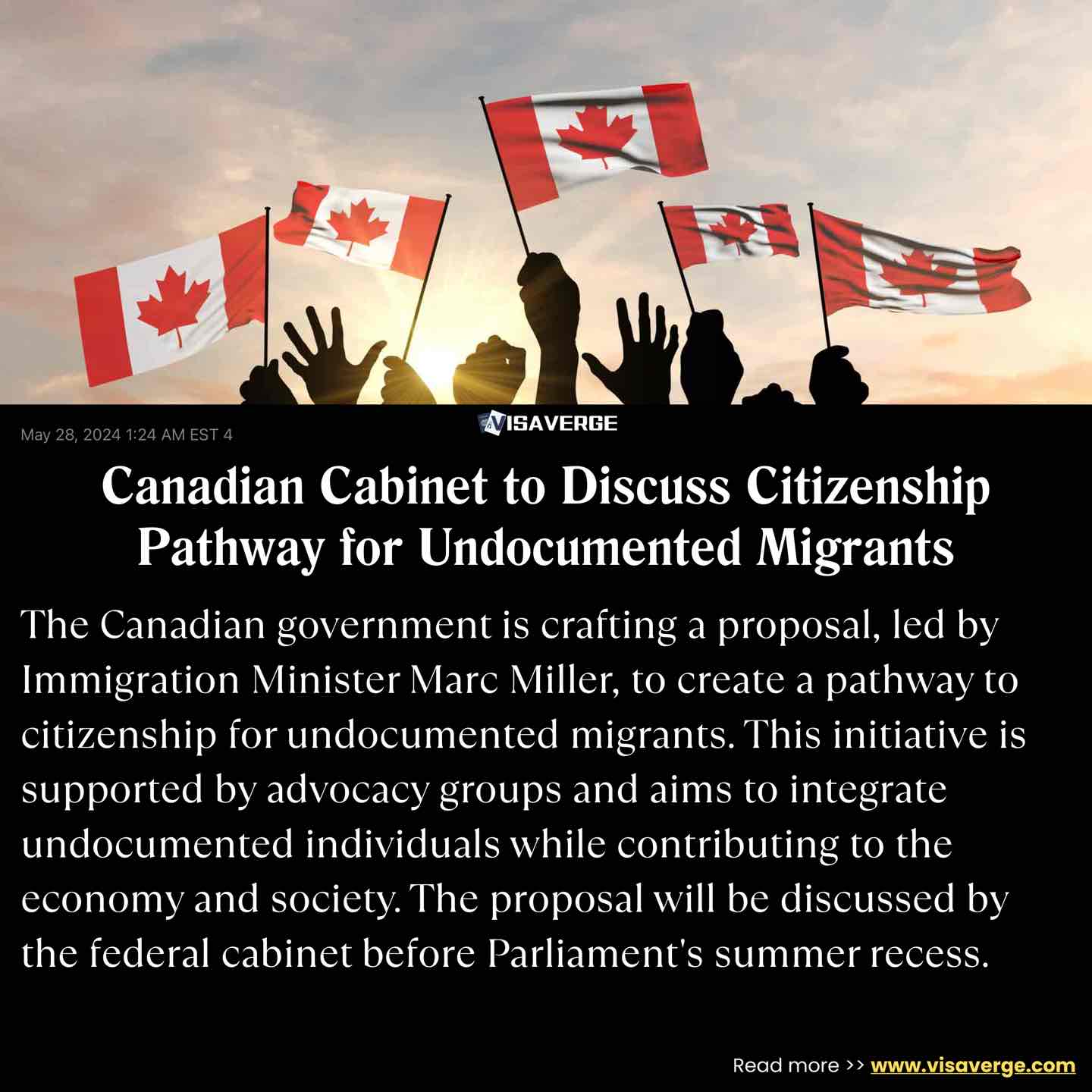 Canadian Cabinet to Discuss Citizenship Pathway for Undocumented Migrants Canadian Cabinet to Discuss Citizenship Pathway for Undocumented Migrants
