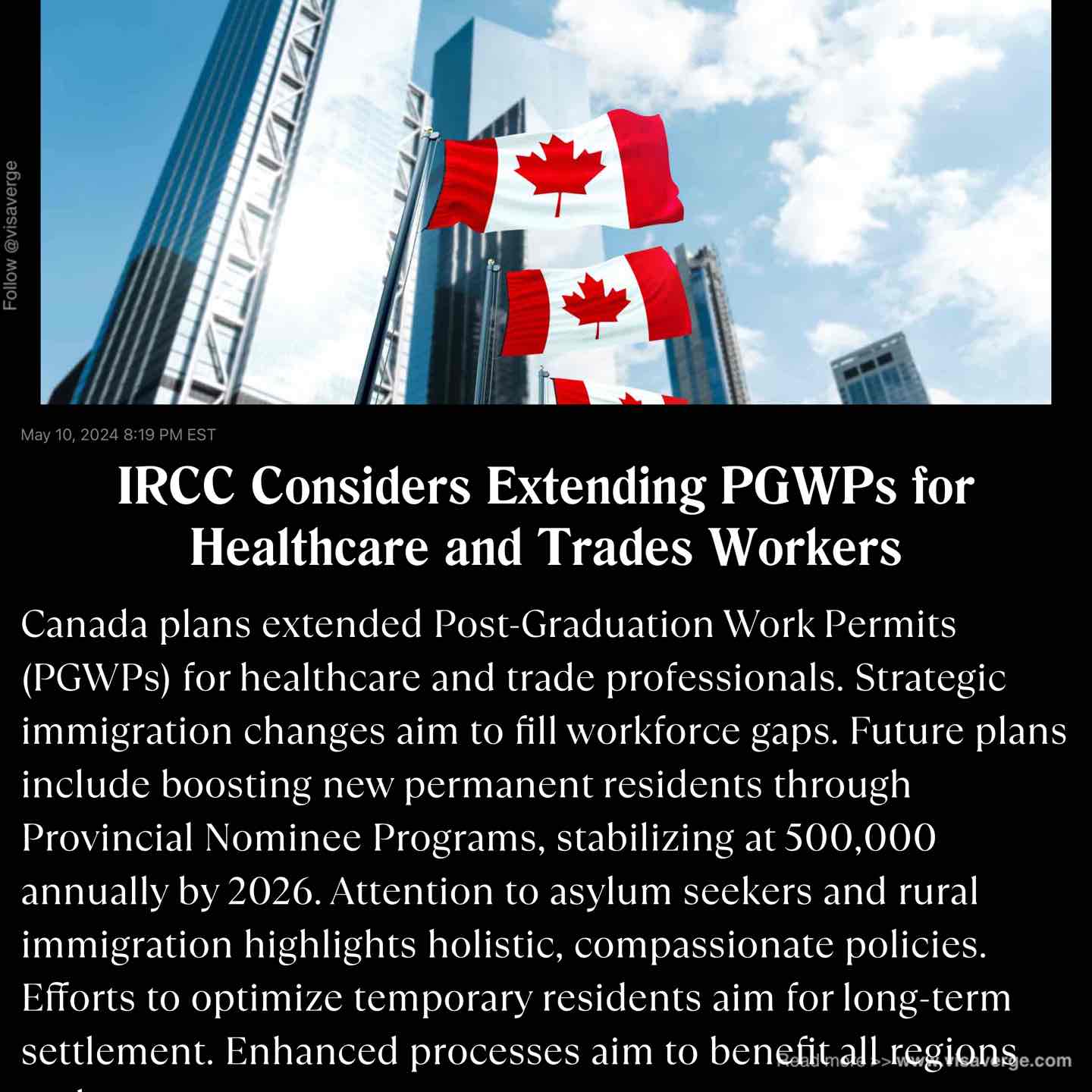 IRCC Considers Extending PGWPs for Healthcare and Trades Workers IRCC Considers Extending PGWPs for Healthcare and Trades Workers