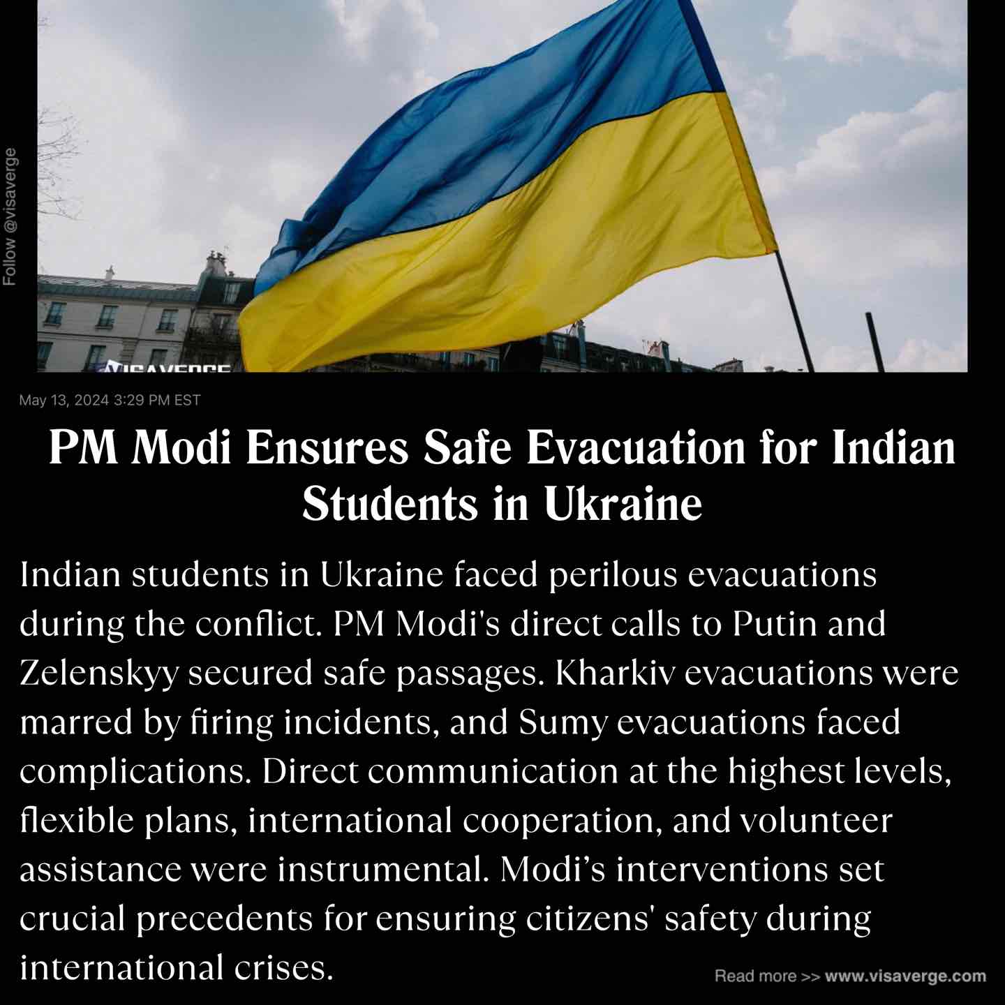 PM Modi Ensures Safe Evacuation for Indian Students in Ukraine PM Modi Ensures Safe Evacuation for Indian Students in Ukraine