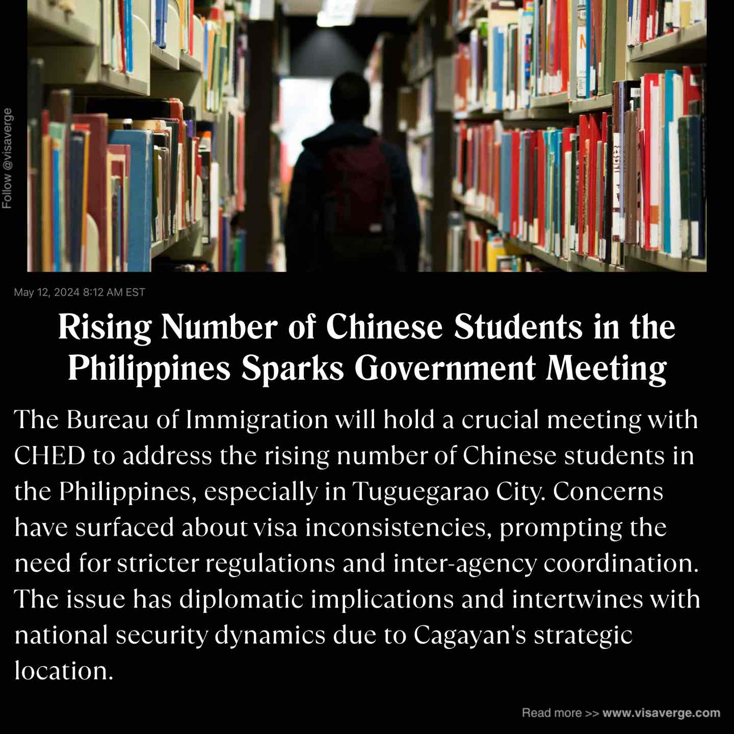Rising Number of Chinese Students in the Philippines Sparks Government Meeting Rising Number of Chinese Students in the Philippines Sparks Government Meeting
