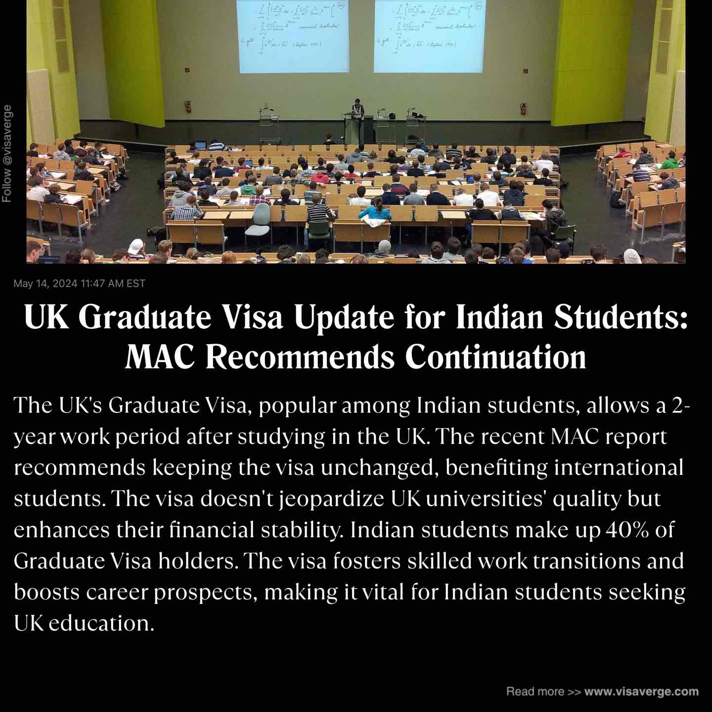 UK Graduate Visa Update for Indian Students: MAC Recommends Continuation UK Graduate Visa Update for Indian Students: MAC Recommends Continuation