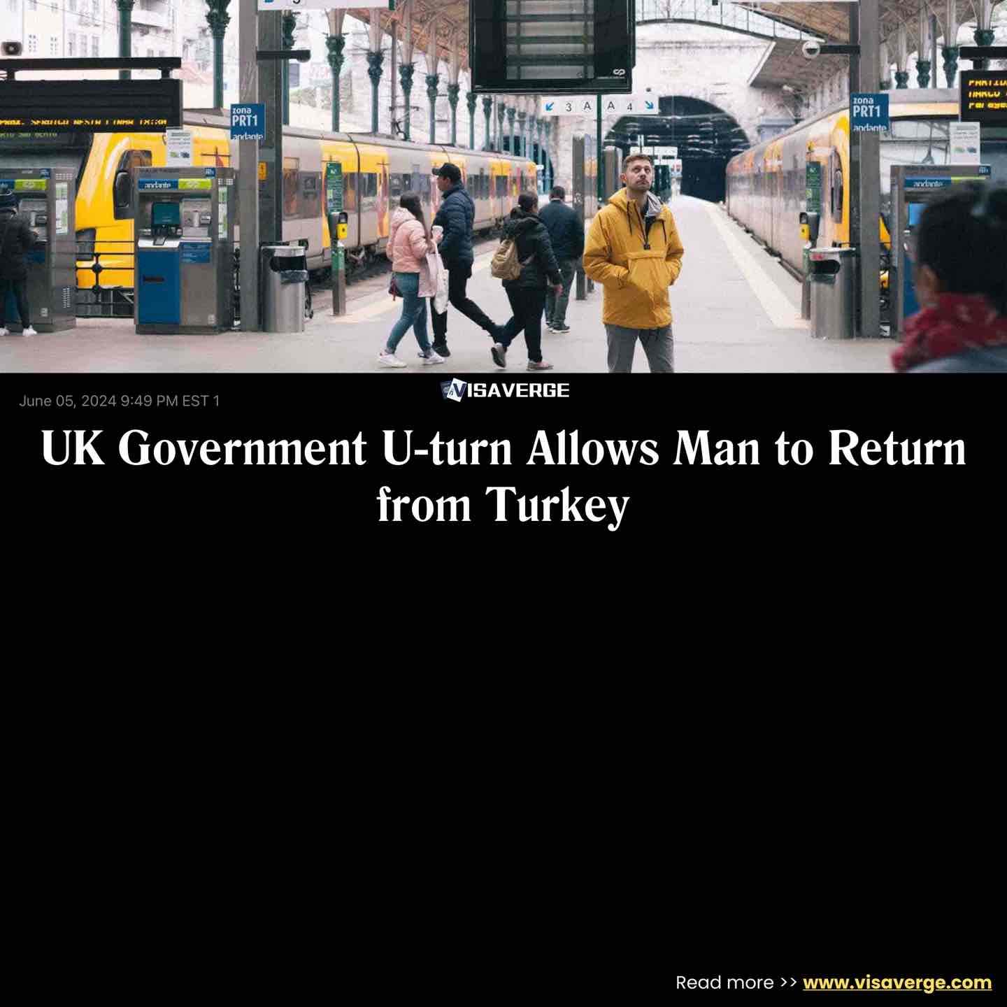 UK Government U-turn Allows Man to Return from Turkey UK Government U-turn Allows Man to Return from Turkey