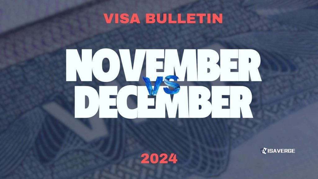 Key Differences Between November vs December 2024 Visa Bulletins: Changes Explained Key Differences Between November vs December 2024 Visa Bulletins: Changes Explained