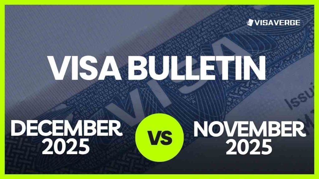 Key Differences: December 2025 Visa Bulletin vs November 2025 Key Differences: December 2025 Visa Bulletin vs November 2025