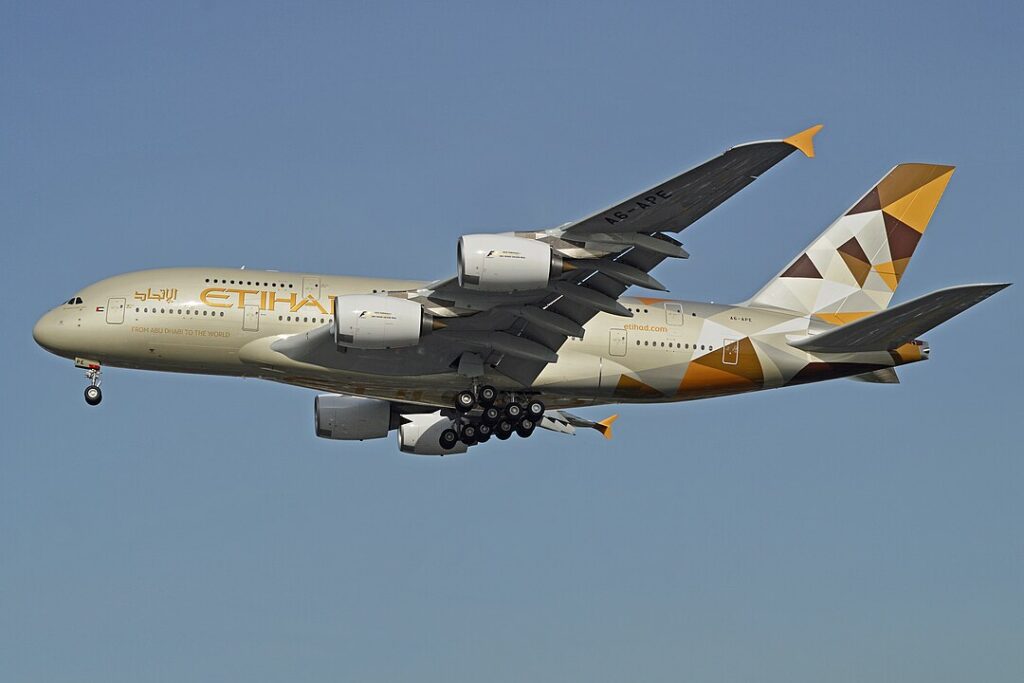 Etihad’s Diverse 2025 Fleet: 106 Aircraft, A380s, A350s, 787s