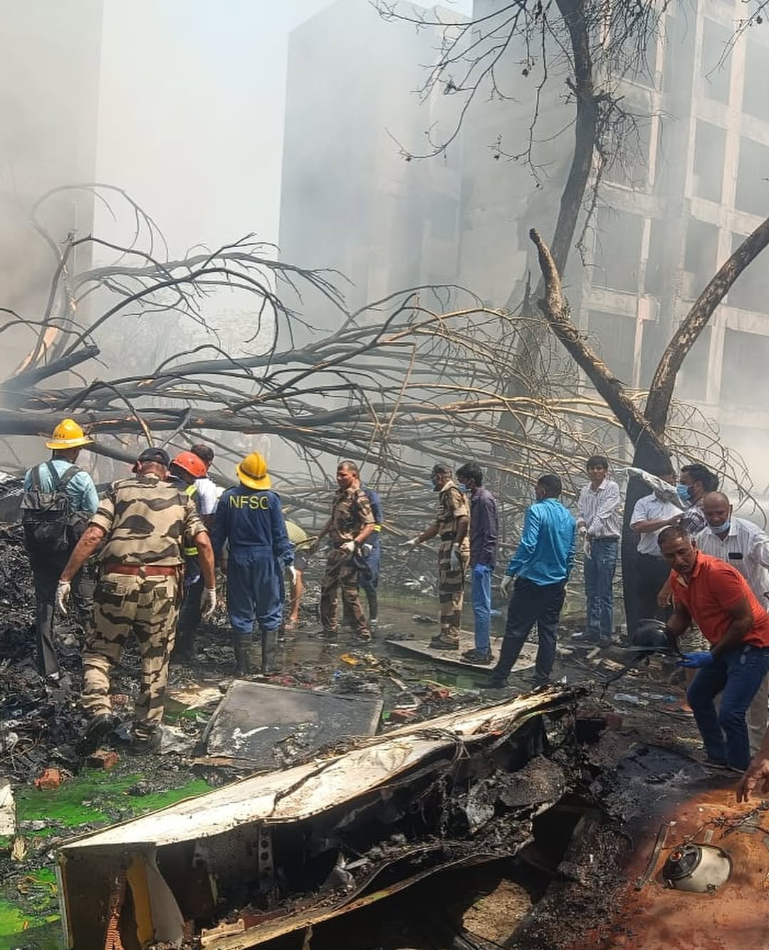Authorities Continue Surveying for More Bodies After Air India Crash